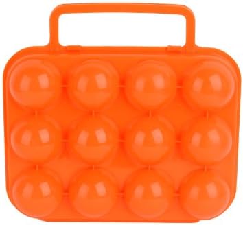 keepSporting Outdoor Camping Hiking Picnic Plastic Portable Folding Eggs Carrier Holder Container Keeper Storag