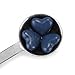 Yoption Blue Sealing Wax Beads - 150 Heart Shape Wax Seal Beads with Melting Spoon and 2 Candles