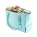 Blush Insulated Aqua Purse Totes, Blue