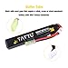 TATTU 11.1V LiPo Airsoft Stick Battery,3S 1200mAh 25C Battery Pack for Airsoft Gun with Mini Tamiya Connector