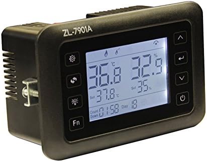FEVERWORK ZL-7901A LCD 100-240V AC PID Temperature Humidity Controller Automatic Egg Incubator Controller