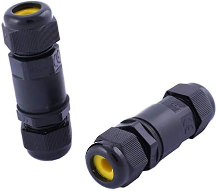 Pegcduu IP68 Waterproof Wire Connector Cable wire connector wire to Range 5-9 mm Wire to Wire Stable Electrical Outdoor Lighting Connectors