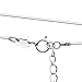 AAAA Quality Single White Round Freshwater Cultured Pearl Sterling Silver Necklace for Women 16 + 1 inches