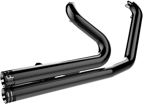 Khrome Werks 200900 Drag Style 2-Into-1 Exhaust System with Stepped Header - Black