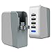 USB Charger Wotmic 4-Port 5A USB Wall Charger with Foldable Plug Travel Charger for iPhone iPad Android Smartphones