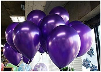 12-inch balloons; purple latex balloons 100 / birthday party balloons wedding decorations and events