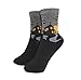 Timntts Colorful Womens Mens Halloween Crazy Fun Casual Cotton Crew Bats Socks Free Size
