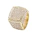 Charles Raymond Bling Bling Hip Hop Iced Out Luxury Men's Ring - 444G