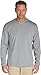 Coolibar UPF 50+ Men's Long Sleeve T-shirt - Sun Protective, Grey Heather, XX-Large