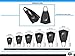 Arena Unisex Adult Powerfin Pro Swim Training Fins for Men and Women Silicone Short Blade Flippers Left/Right Custom Design, Black, 11-12