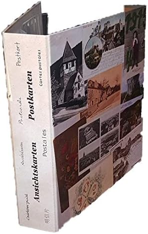 ak-schwarzmann Postcard Album Postcard Album Collector's Folder (No. AP3) with 25 Sleeves No. PK4L for up to 200 Old and New Cards Photos - Image 4