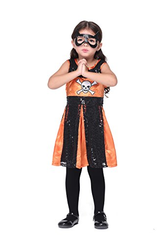Children Cosplay Costume - bigxxx Halloween Dress Eyepatch Four Size Optional 340G S