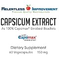 Capsicum Extract as 100% CapsimaxÂ® Capsimax Capsicum Extract 150mg x 60 Vegecapsules
