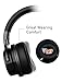 COWIN E7 PRO [2018 Upgraded] Active Noise Cancelling Headphones Bluetooth Headphones with Microphone Wireless Headphones Over Ear - Black (Renewed)