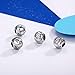 Taurus Zodiac Sign Charm fit Pandora Charms Bracelet, 925 Sterling Silver Plated Platinum Bead Charm 12 Horoscope Constellation Charm for US European Bracelet and Necklace, Birthday Gifs BJ09026