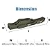 WATERFLY Rod Case Fishing,Folding Fishing Rod Pole Case Portable Fishing Rod Carrier Fishing Tool Storage Bag