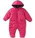 Calvin Klein Baby Girls' Hooded Quilted Pram, Hot Pink, 3-6 Months