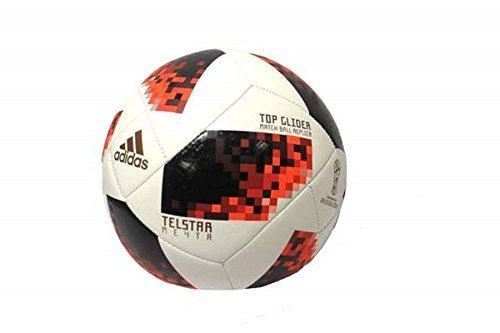 Adidas world cup ko top glider soccer balls (white/solar red/blac…