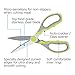 Multifunction Kitchen Scissors 2-Piece Set WELLSTAR, Heavy Duty Food Shears for Chicken Meat Vegetable Fish Herb Poultry Stainless Steel Cooking Scissors with Comfortable Handle Kitchen Scissors Set