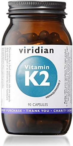 Viridian - Vitamin K2, 90 Capsules, 1 count (Pack of 90)