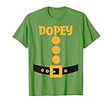 Dopey Halloween Dwarf Costume Color Matching T-Shirt