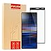 [2 Pack] PULEN Tempered Glass Screen Protector for Sony Xperia (10 Plus),HD Full Screen Coverage Anti-Fingerprints Anti-Scratch Bubble Free 9H Tempered Glass