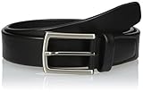 Perry Ellis Mens Tubular Belt, Black, 36