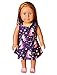 America Doll & Girl Matching Dresses Star Unicorn Clothes Outfits Sleeveless