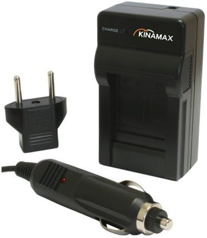 Kinamax Replacement Charger and Car Adapter for JVC Everio GZ-MS120, GZ-MS130, GZ-HM1, GZ-HM400, GZ-X900 Batteries
