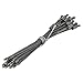 Lost Ocean 20pcs Stainless Steel Wire Keychain Cable Key Ring for Outdoor Hiking (MC-O261648)