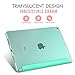 MoKo Case for iPad Pro 9.7 - Slim Lightweight Smart-shell Stand Cover with Translucent Frosted Back Protector for Apple iPad Pro 9.7 Inch 2016 Release Tablet, Mint GREEN (with Auto Wake / Sleep)