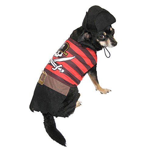 Pirate Dog Costume with Hat