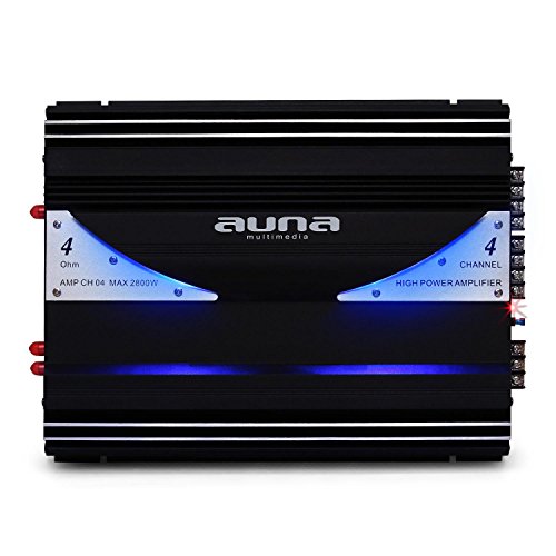 Buy Auna AMPCH04 Car HiFi Amplifier 4Channel Car Amplifier 2800 Watt