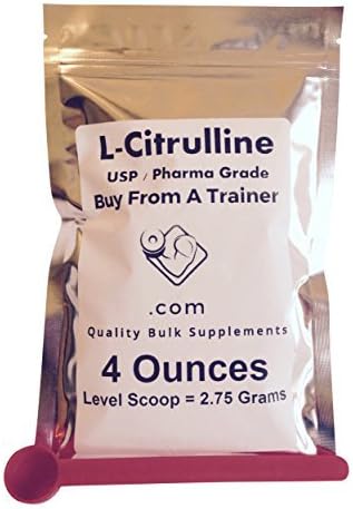 4 Ounces L-Citrulline Powder Nitric Oxide Arginine Muscle Lactic Acid 4oz oz by Midwest Nutrition