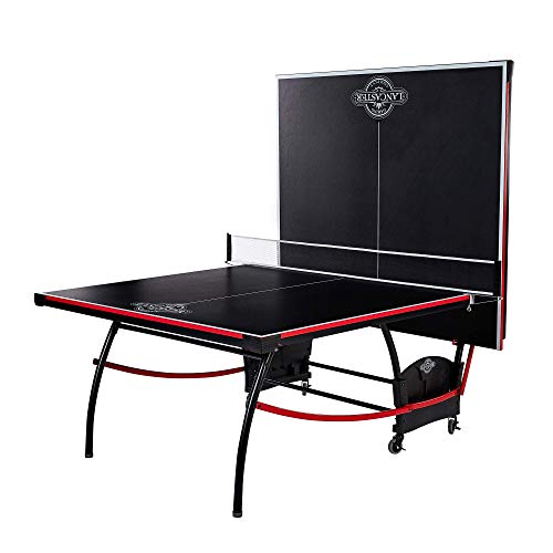 Lancaster 2 Piece Tournament Indoor Folding Table Tennis Ping Pong Game Table