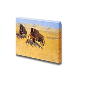 Indians Simulating Buffalo by Frederic Remington Print Famous Painting Reproduction