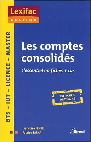 Les comptes consolides