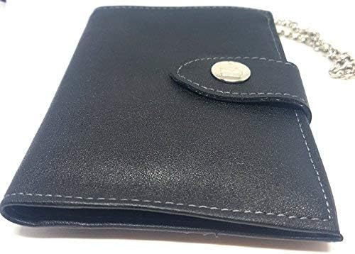 Chained Mens Credit Card and Money Wallet by Fazzly, Black