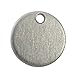 RMP Stamping Blanks, 1/2 Inch Round with Hole, Aluminum 0.063 Inch (14 Ga.) - 50 Pack