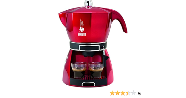 Bialetti Mokissima Trio CF43 Macchina par Caffe 'Espresso une Cialde ESE  1.050 W 0.8 LT. 2 Caffe' en Contemporanea Rosso : Amazon.ca: Maison