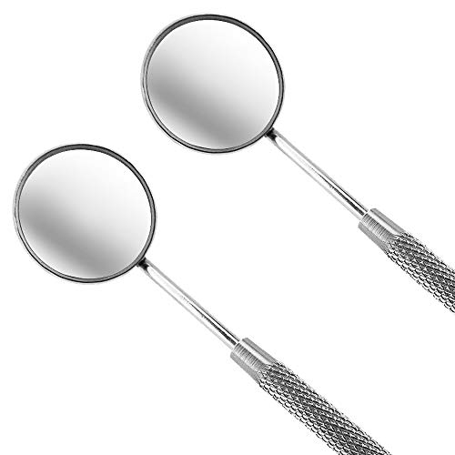 Wpxmer 2 Pack Makeup Mirror for Eyelash Extensions Dental,Dental Examination Mirror - Thumbnail 2