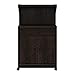 Ameriwood Home Reggie Microwave Cart with Shelf, Espresso