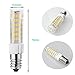RAYHOO 3pcs E14 Base LED Light Bulbs 7W Equivalent to 60W Incandescent Bulb E14 European Base Bulb, 75-2835-SMD LED Chipsets, Not Dimmable, 110-130V, Warm White 2800-3200K, 500LM