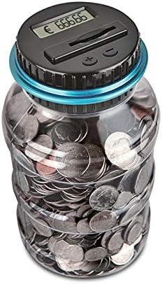 貯金箱 1 8l貯金箱カウンターコイン電子デジタルlcdはコインマネーボックス保存ジャーコイン収納ボックス1 5lお金を数えます Color 1 5l Eur