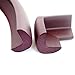 EXTRA SOFTNESS- Baby Proofing 16.2ft Protector Guard Corner Cushion by Baby Commander for Home Safety Table Corner fireplace Furniture Bumper 3M Tape (15ft Edge+8 Corners)