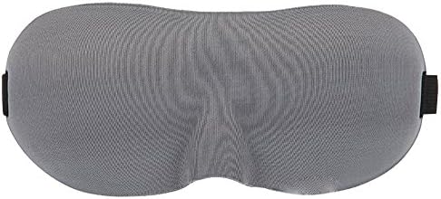 3D Sleep Mask Eye Mask Soft Padded Sleep Travel Shade Cover Rest Relax Sleeping Blindfold (Gray)