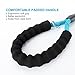 Toozey 5 FT Dog Leash, Rope Leash with Comfortable Padded Handle and Reflective Threads, Heavy Duty Braided Leash for Medium Large Dogs, Blue