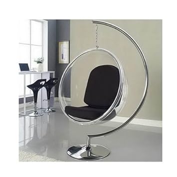 Uk A002 1 Luxurious Black Color Hanging Bubble Chair