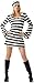 California Costumes Women's Prisoner Costume Large Black,White