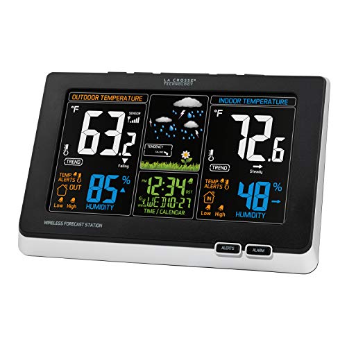 La Crosse Technology 3081414BINT, Black 3081414B Wireless Atomic